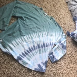Medium varsity crew tie dye sweatshirt